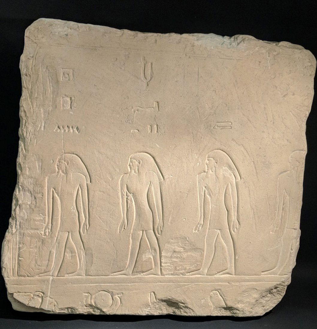 Egyptian limestone relief ex. Merton simpson gallery (1 of 3)
