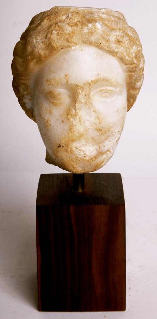 Ancient Roman Marble Head of a Goddess, probably Venus (1 of 4)