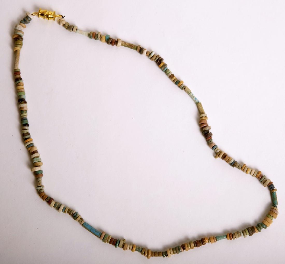 Ancient Egyptian Faience Beaded Necklace Late period (1 of 1)