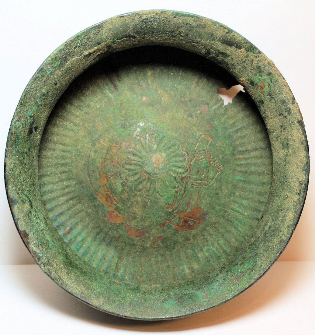 Ancient Achaemenid Bronze Phiale bowl c.5th century BC (1 of 4)
