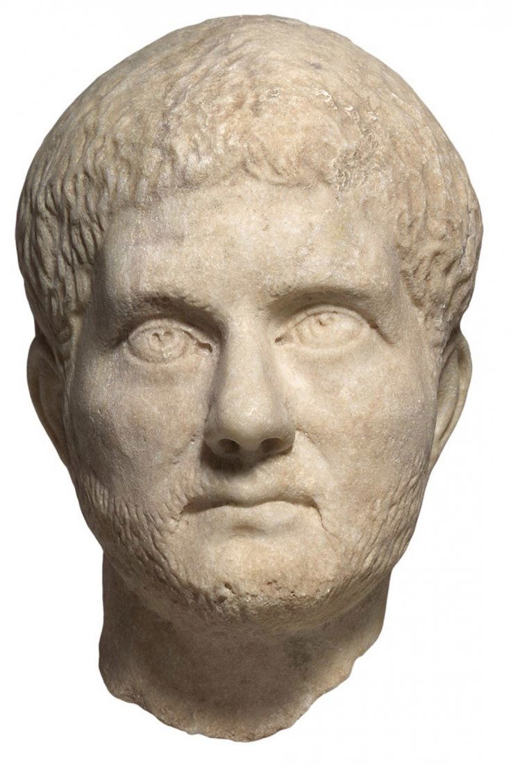 Ancient Roman Marble Portrait Head of a Man ca.3rd cent (1 of 5)