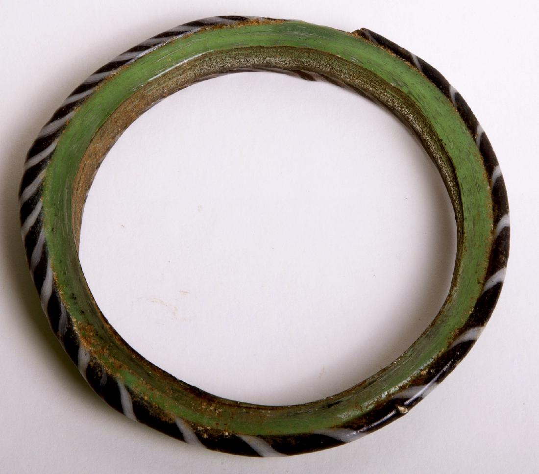 Ancient Byzantine/Islamic Glass Bracelet c.8th cent AD (1 of 2)