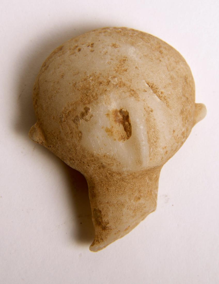 Ancient Anatolian Kilia Idol Marble head Bronze Age II (1 of 2)