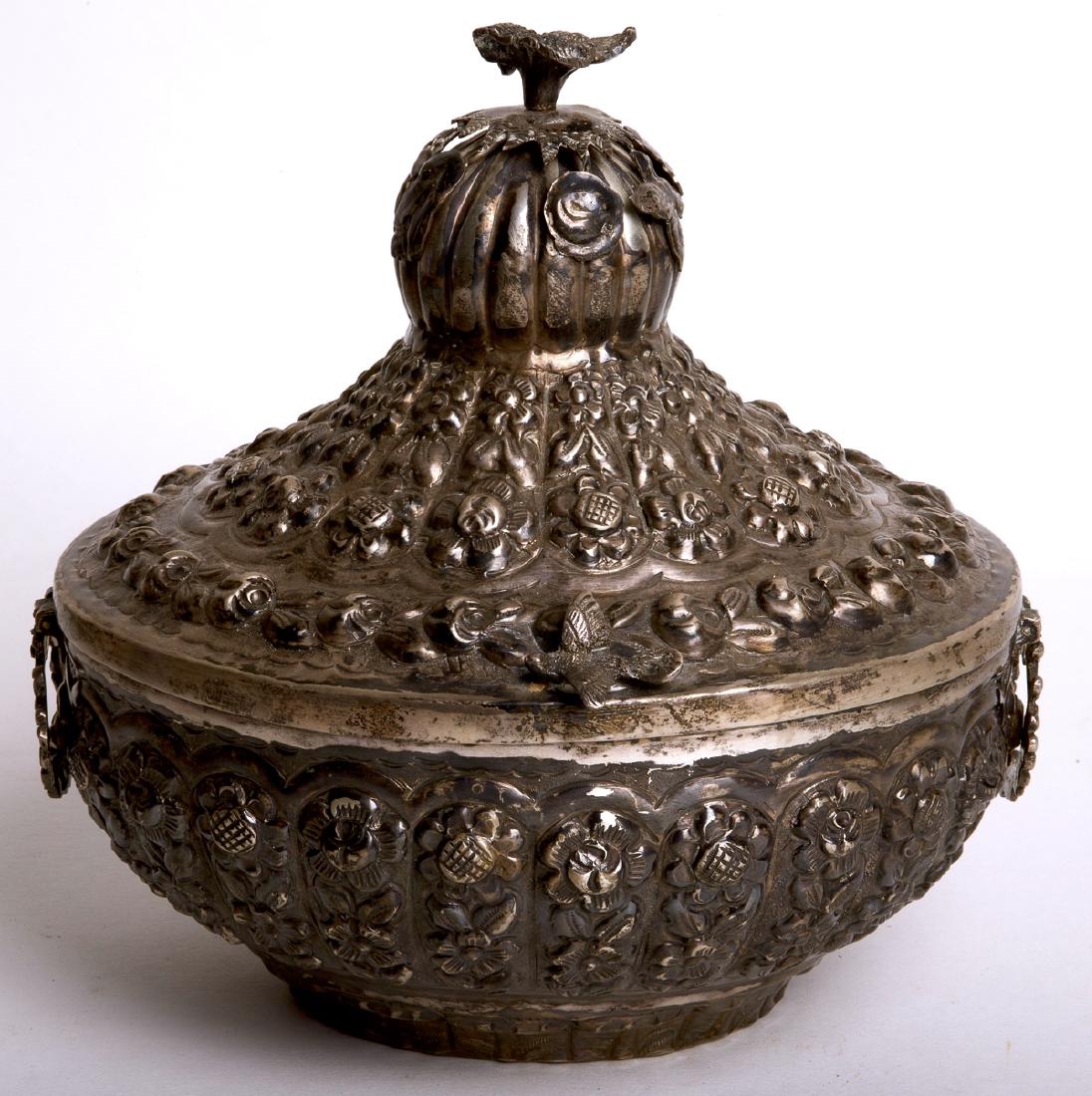 Antique Ottoman Egypt Silver Jewelry Box