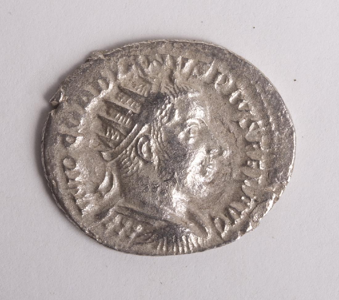 Ancient Roman Silver Antoninianus Gordian III. A.D. 238: Ancient Roman Silver Antoninianus Gordian III. A.D. 238-244. AR antoninianus. 3.20 gm. 24 mm. Rome mint. A.D. 242. His radiate, draped, and cuirassed bust right; IMP GORDIANVS PIVS FEL AVG / Gordian s