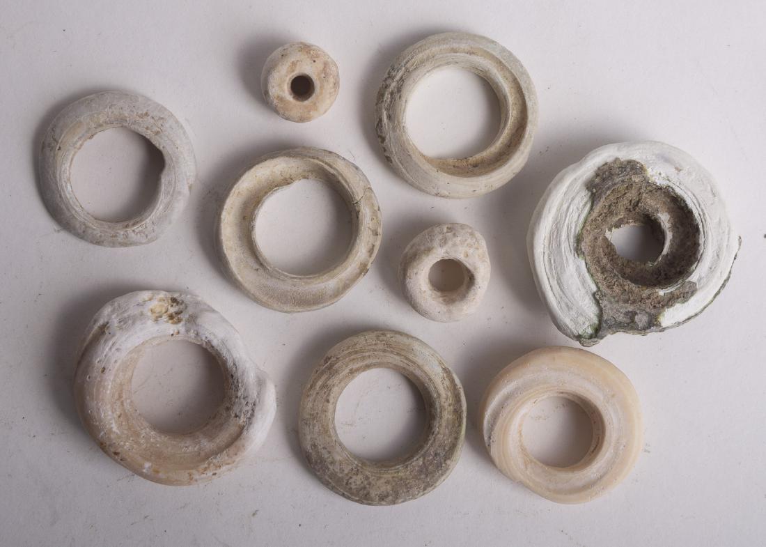 Lot of 9 Ancient Sumerian Shell Money c.3000 BC (1 of 1)