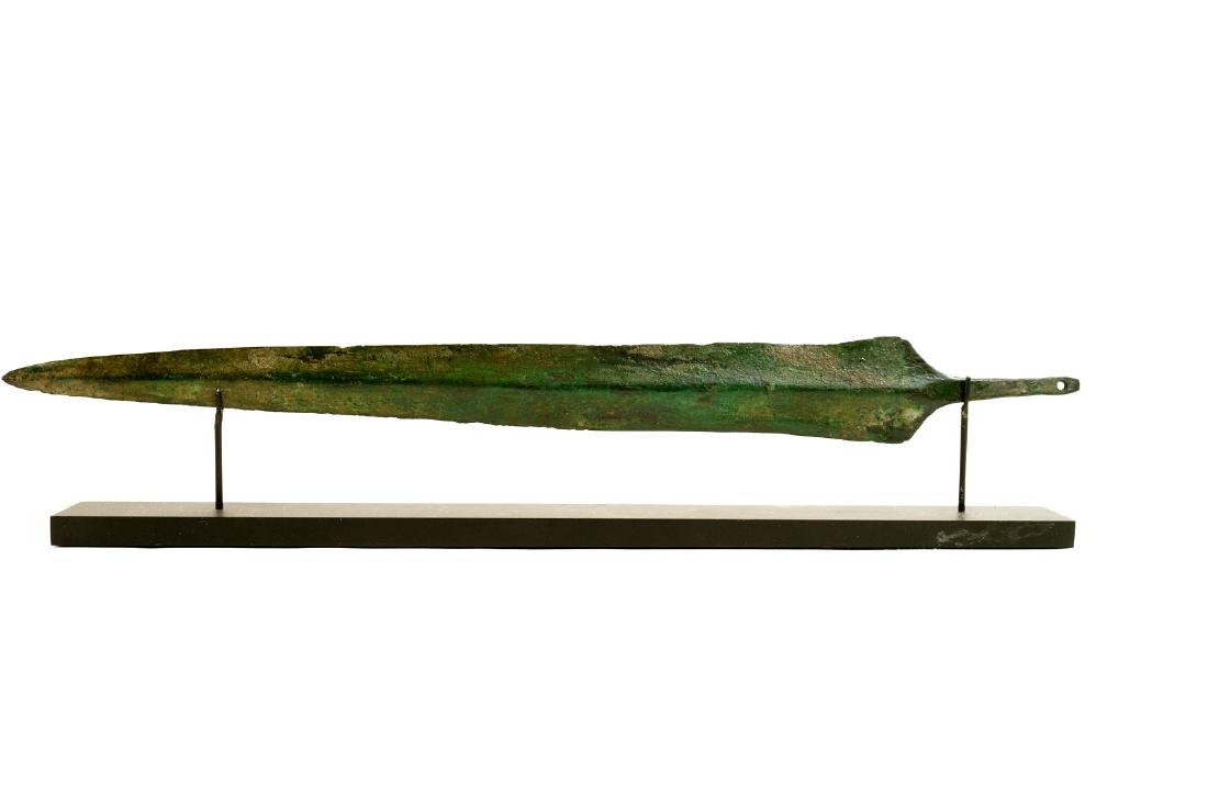 Ancient Luristan Bronze Spear Point c.1000 BC (1 of 2)