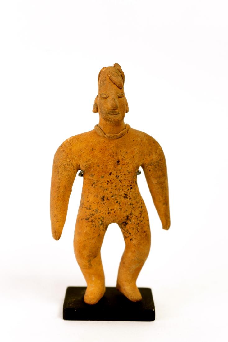 Ancient Pre Columbian Colima Pottery Standing Figure (1 of 2)