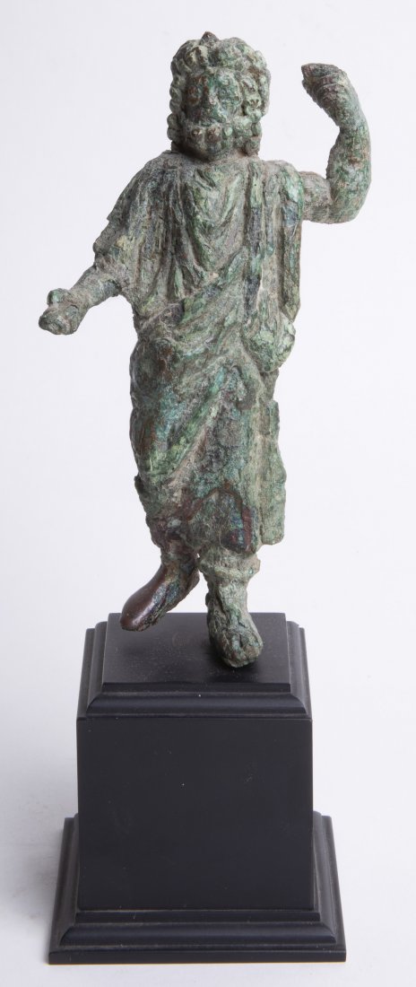 Ancient Roman Bronze Zeus Jupiter Ca 1st to 2nd Century (1 of 3)