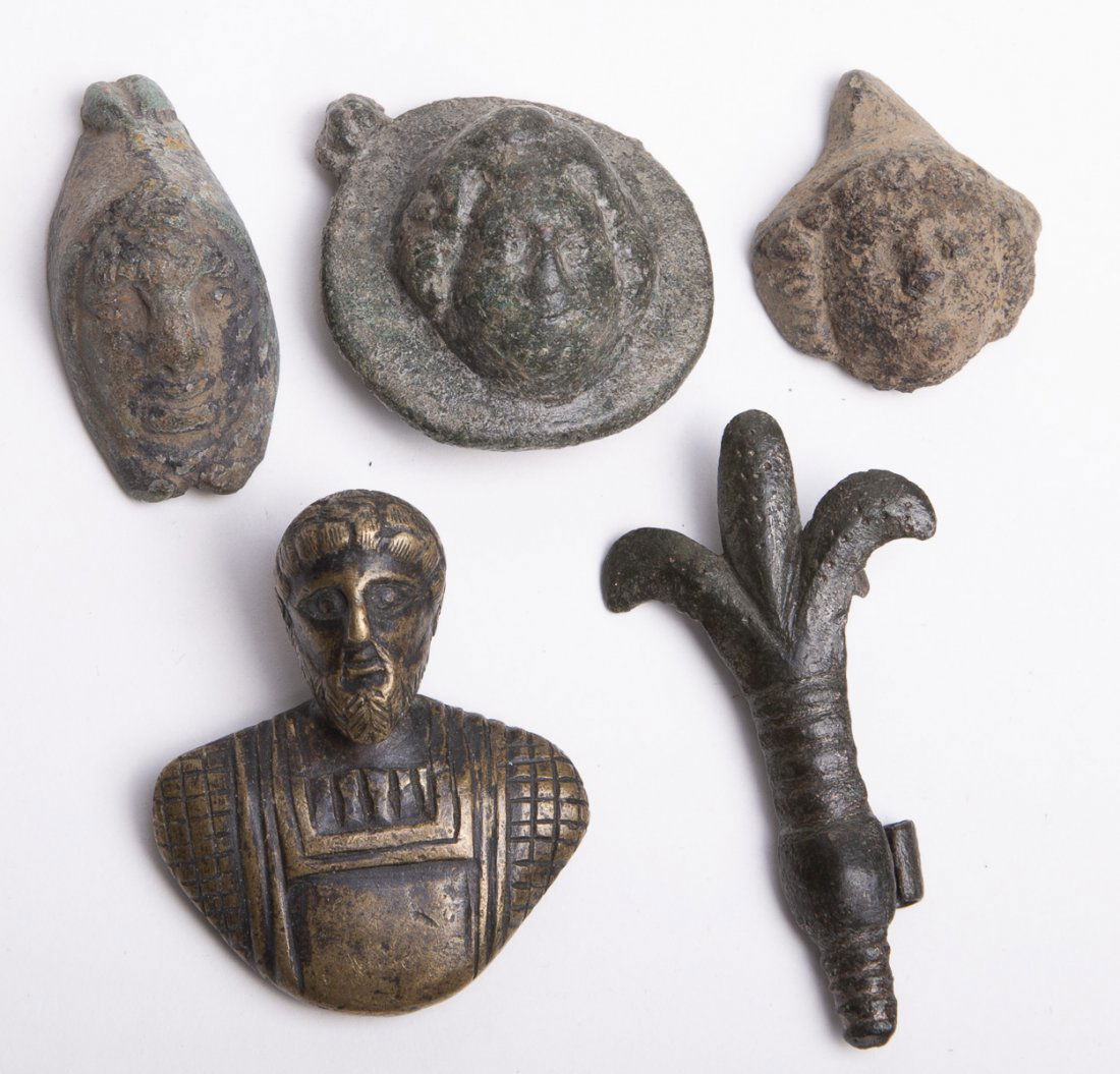 Lot of 4 Roman Bronze Applique c.1st-4th century AD. Si (1 of 1)