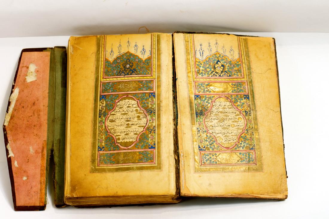 18th/19th century Turkish Illuminated Quran Book, Koran (1 of 4)