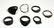 Lot of 7 Ancient Roman Silver Bronze Rings c.2nd-6th ce - 2