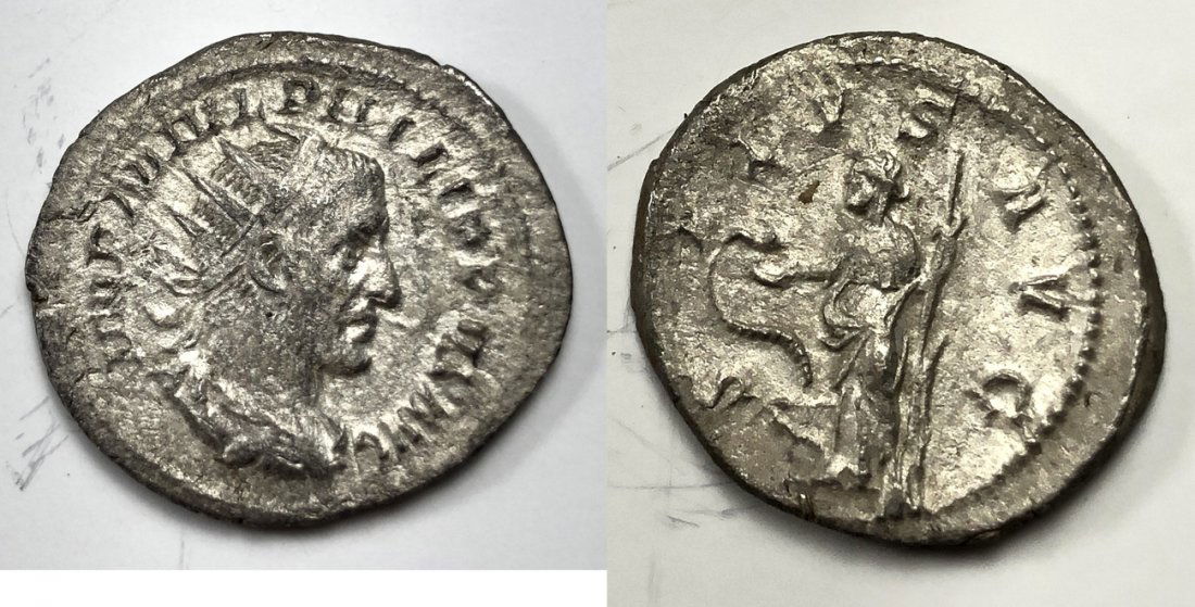 Philip I. AD 244-249. AR Antoninianus (25mm, 4.41 gm) (1 of 1)