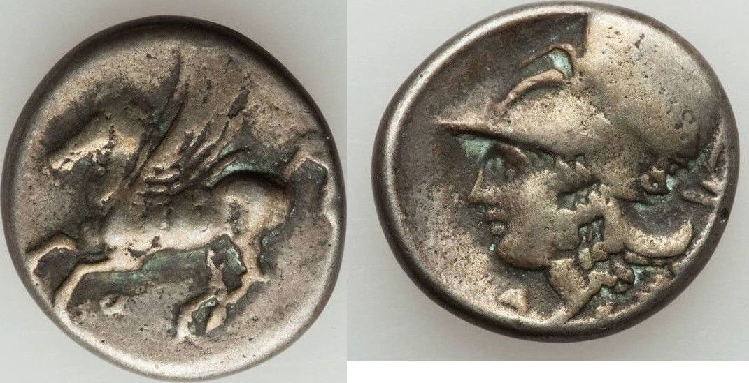 CORINTHIA, Corinth. Circa 375-300 BC. AR Stater (21mm, (1 of 1)