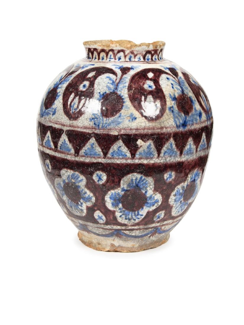 Persian Islamic Ceramic Vase C 18th Century Jun 02 2019