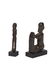 Lot of 2 Wood Poison trap / Medicine Charm Figures, - 2