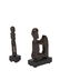 Lot of 2 Wood Poison trap / Medicine Charm Figures, - 3