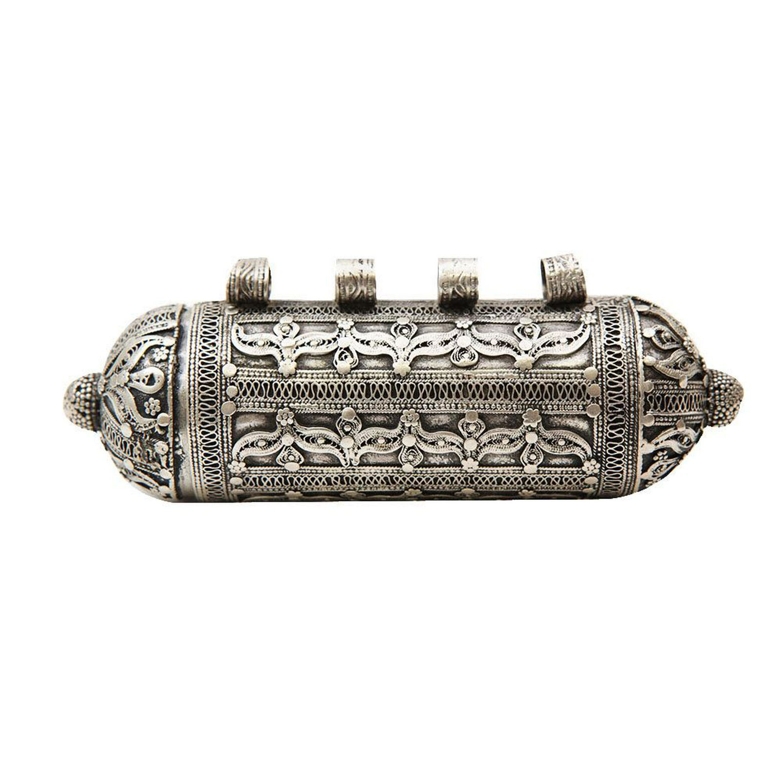 Middle Eastern Islamic Tribal Jewelry Silver Scroll (1 of 3)