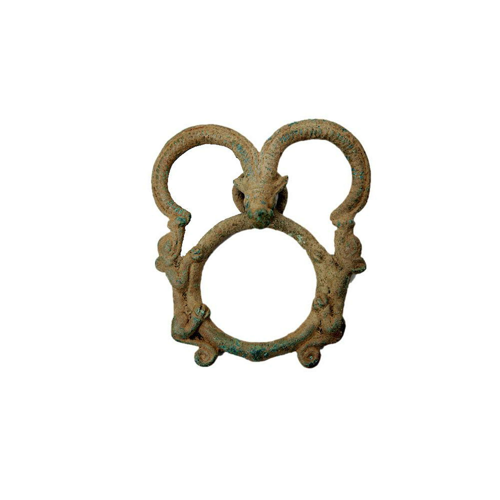 Ancient Luristan Bronze Finial with Ibex c.1000 BC. (1 of 2)