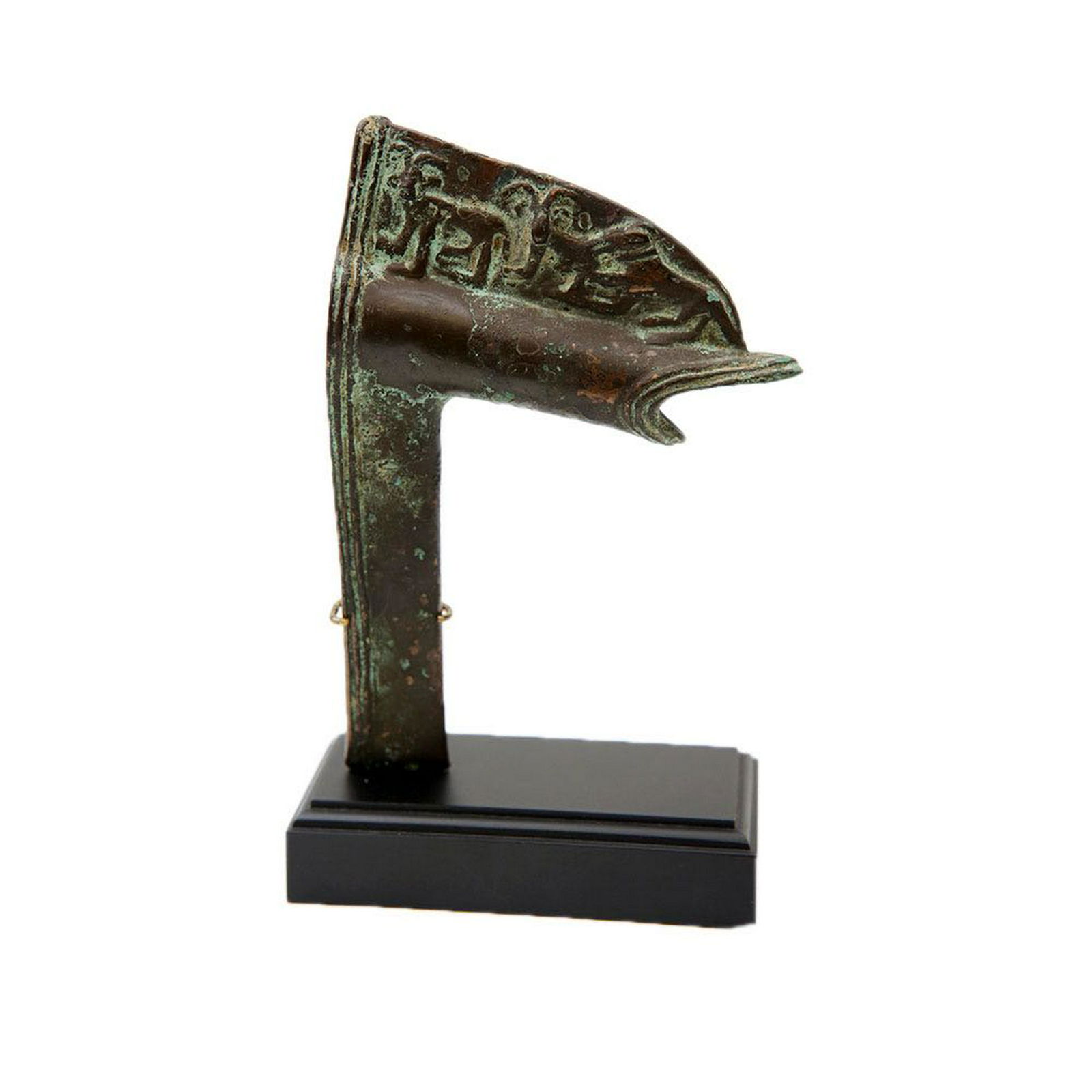 Ancient Luristan Bronze Axe with Ibex c.1000 BC. (1 of 2)