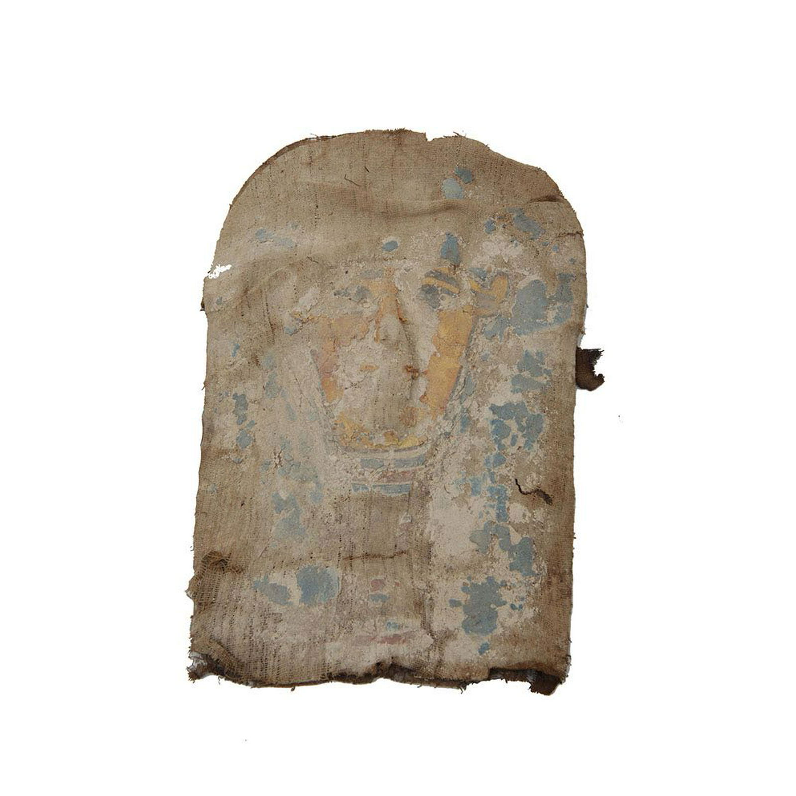 Ancient Egyptian Cartonnage Mummy Mask, Ptolemaic (1 of 2)