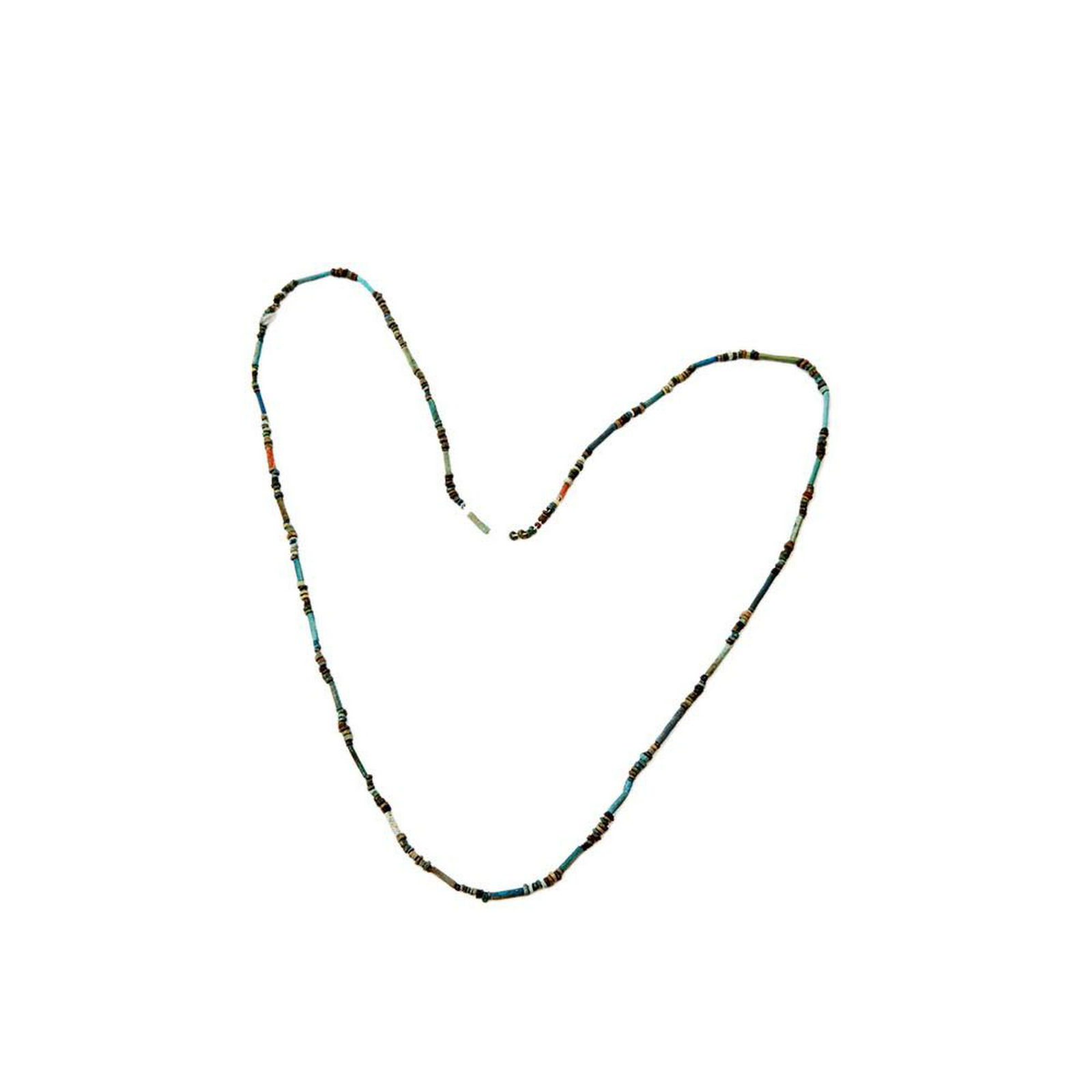 Ancient Egyptian Faience Beaded Necklace Late period, (1 of 1)