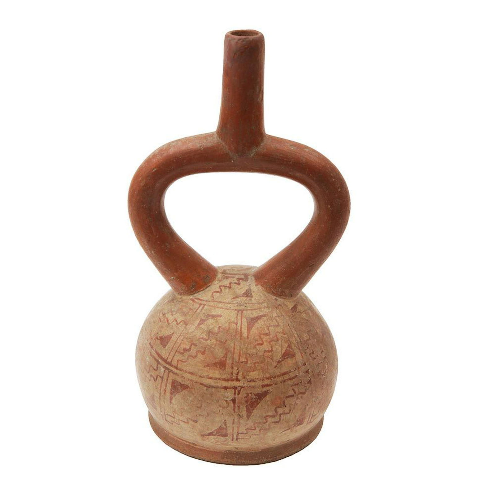 Moche Stirrup Vessel Ex Musee Des Beaux Arte Museum (1 of 2)