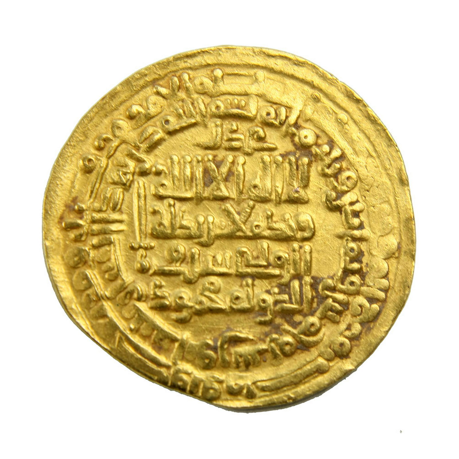 Islamic gold coin, Ghaznavid. Mahmud, as Samanid (1 of 2)