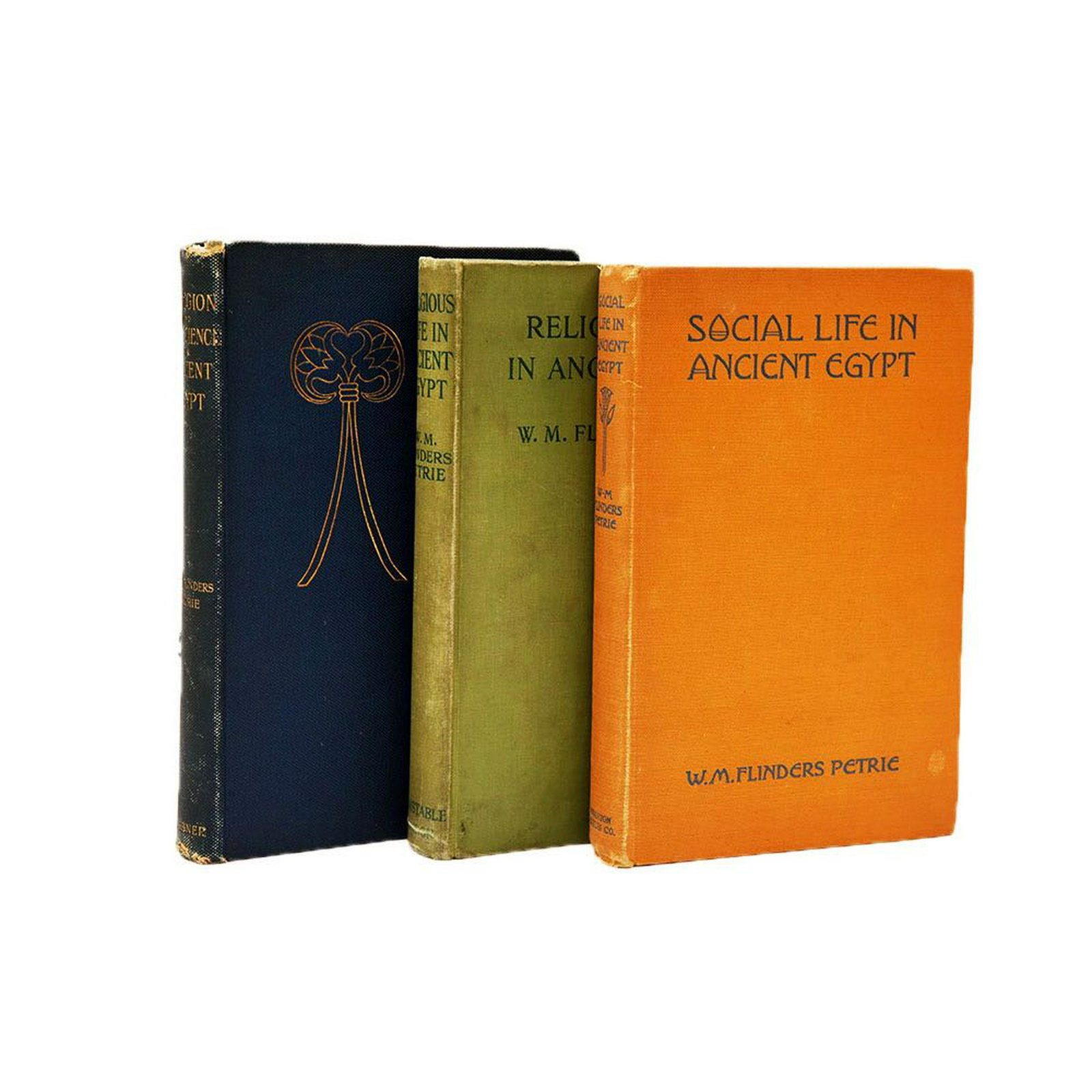 3 books by Petrie Social Life, Religious Life, and: 3 books by Petrie Social Life, Religious Life, and Religion and Conscience by Petrie, W.M. Flinders (3 volumes.) Year 1898, 1923 & 1924. ABE $33.50