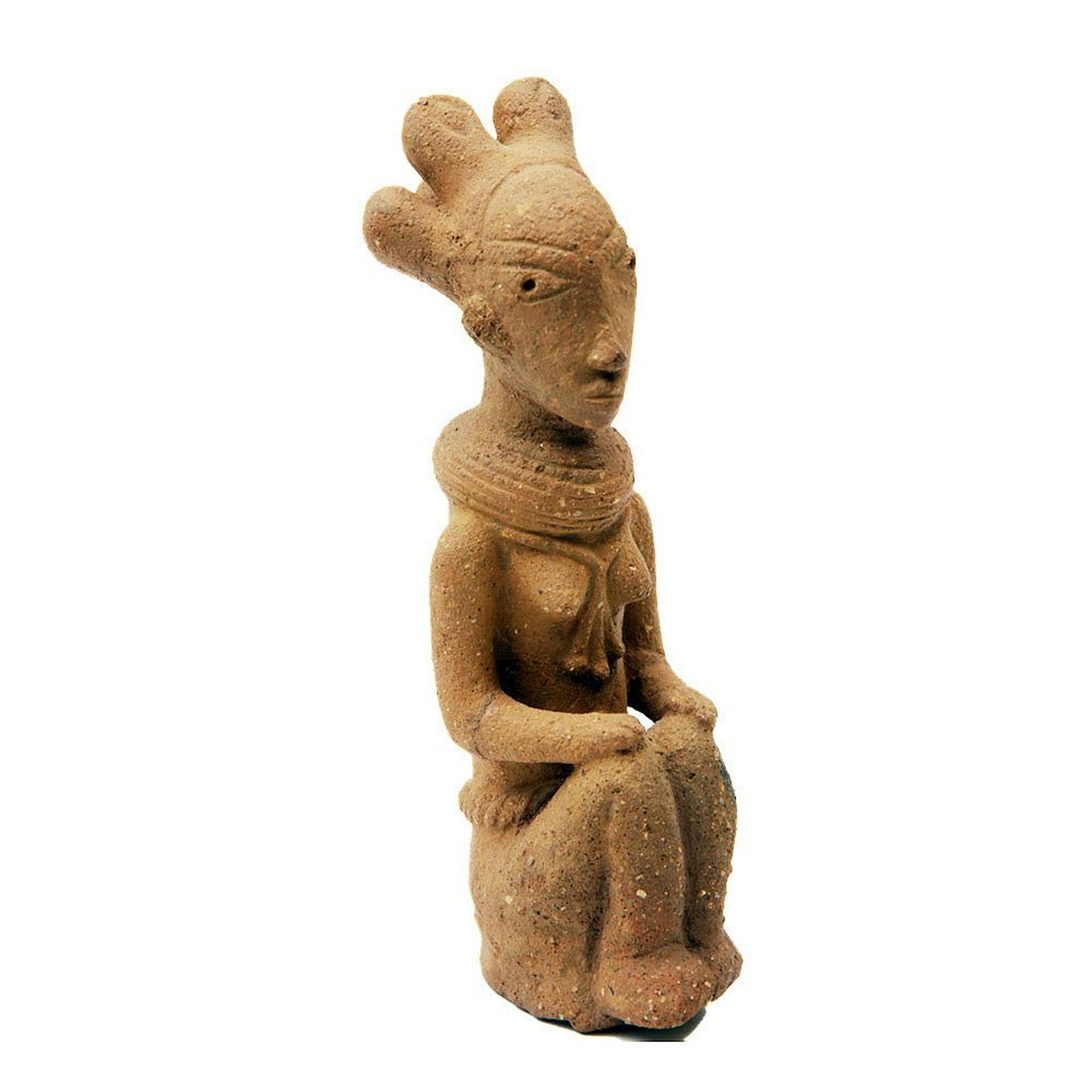Nok figure-Terracotta of a Woman. NOK, NIGERIA, II (1 of 3)