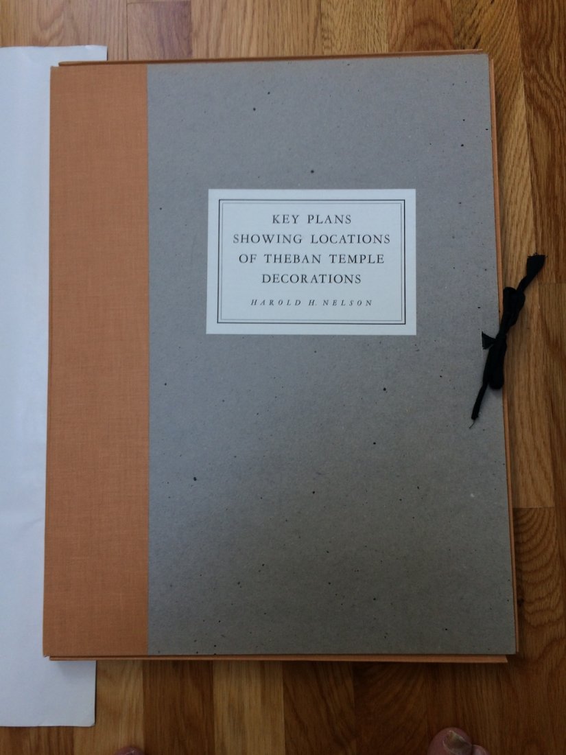 Plans of Theban Temples by Harold Nelson, (1 of 1)