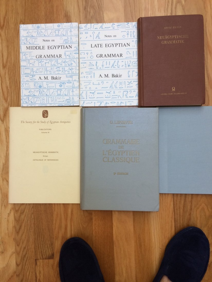 6 Vols. On Egyptian Grammar (1 of 1)