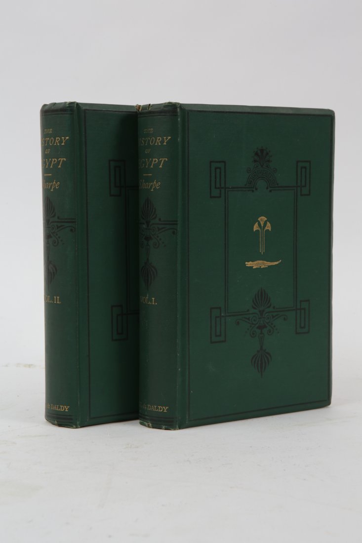Samuel Sharpe, The History of Egypt, 1870. Samuel: Samuel Sharpe, The History of Egypt, 1870. Samuel Sharpe's 2 Vol Set of the History of Egypt from Earliest Times till Conquest by the Arabs, fifth edition, London, 1870, with numerous illustrations.