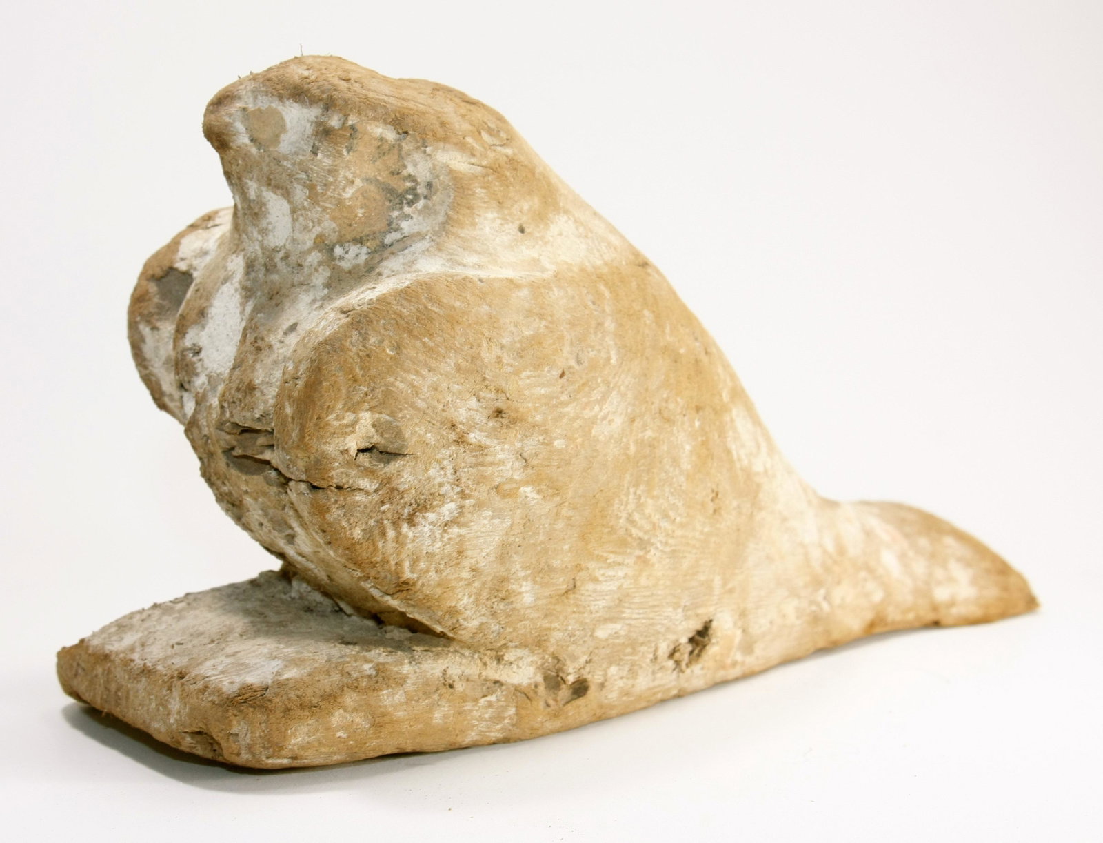Ancient Egyptian Wood Horus c.664-332 BC.: Ancient Egyptian Wood Horus c.664-332 BC. Size 8 3/4 inches Length x 4 1/2 inches high. (22.2 x 11.4 cm) Fine Ancient Egyptian Wood Horus Bird. Condition: wear and losses otherwise in good condition. 