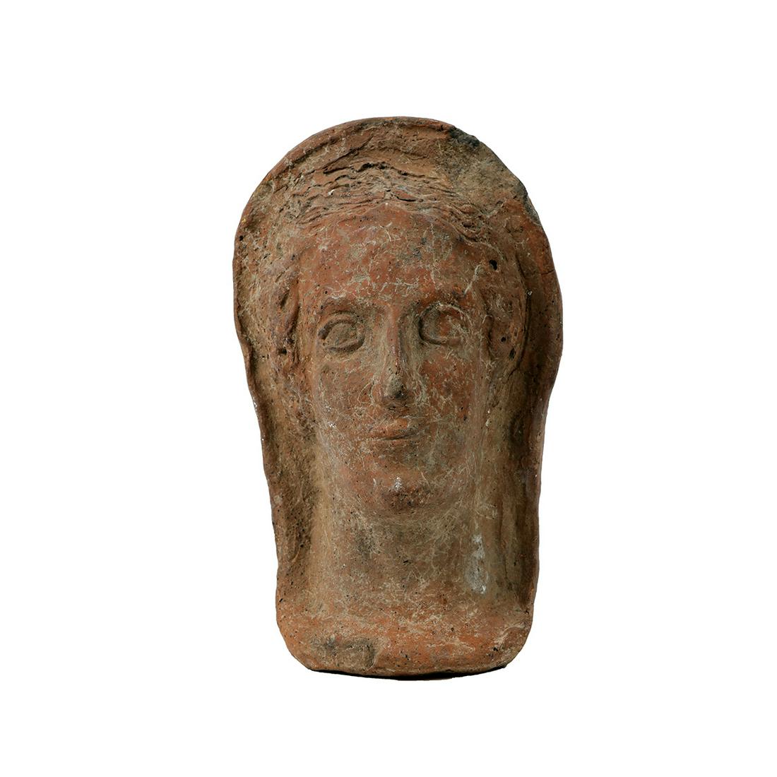 Large Ancient Etruscan Terracotta Head c.5th century (1 of 5)
