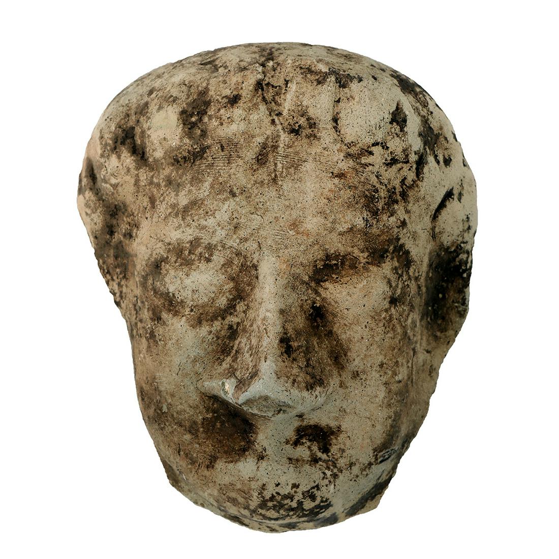 Ancient Greek Archaic Terracotta Head c.5th century BC. (1 of 2)