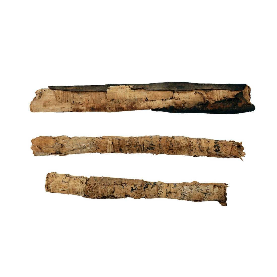 Ancient Egyptian papyrus scrolls Ptolemaic Period (3) (1 of 2)