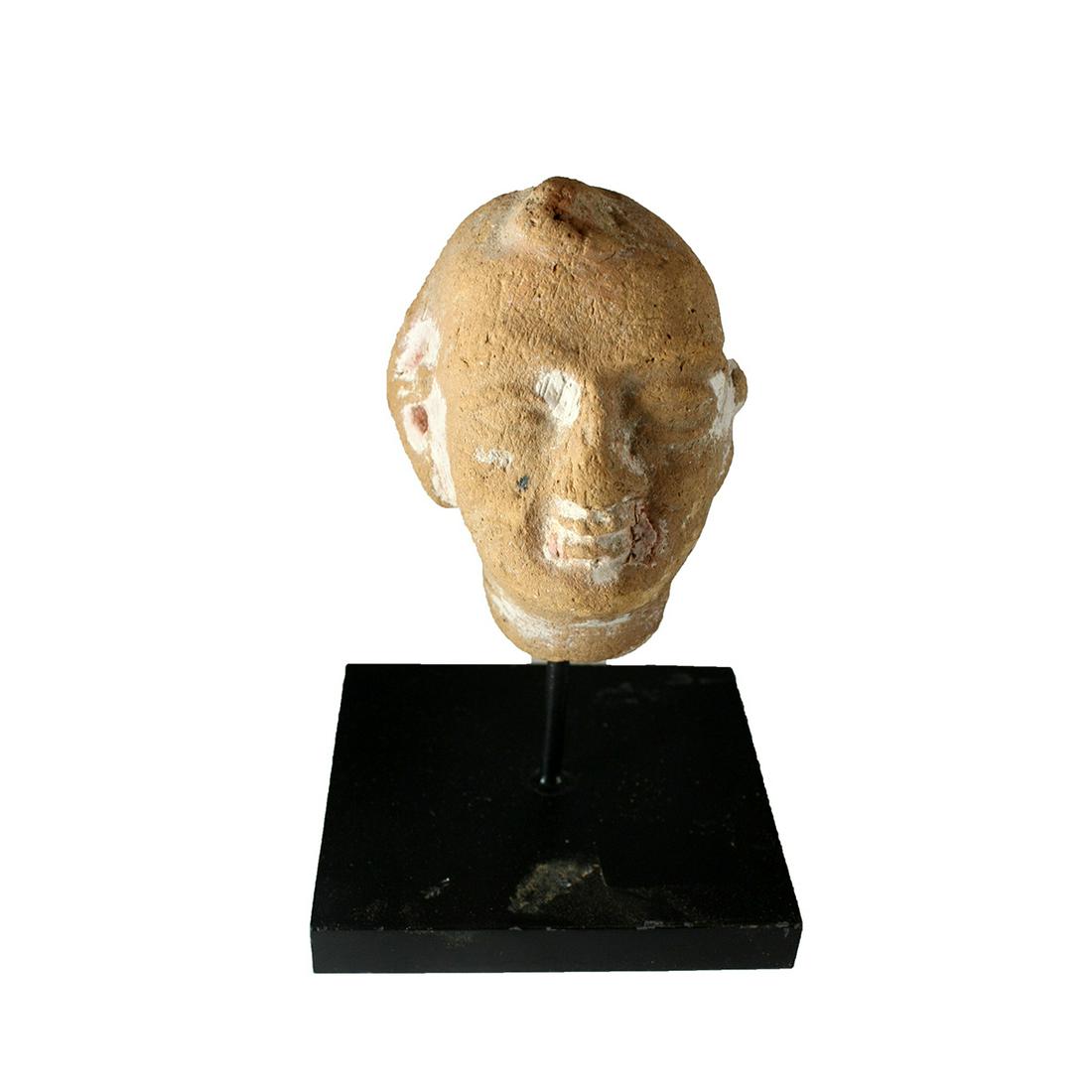 Ancient Roman Egypt Terracotta Head of Actor c.2nd cent (1 of 3)