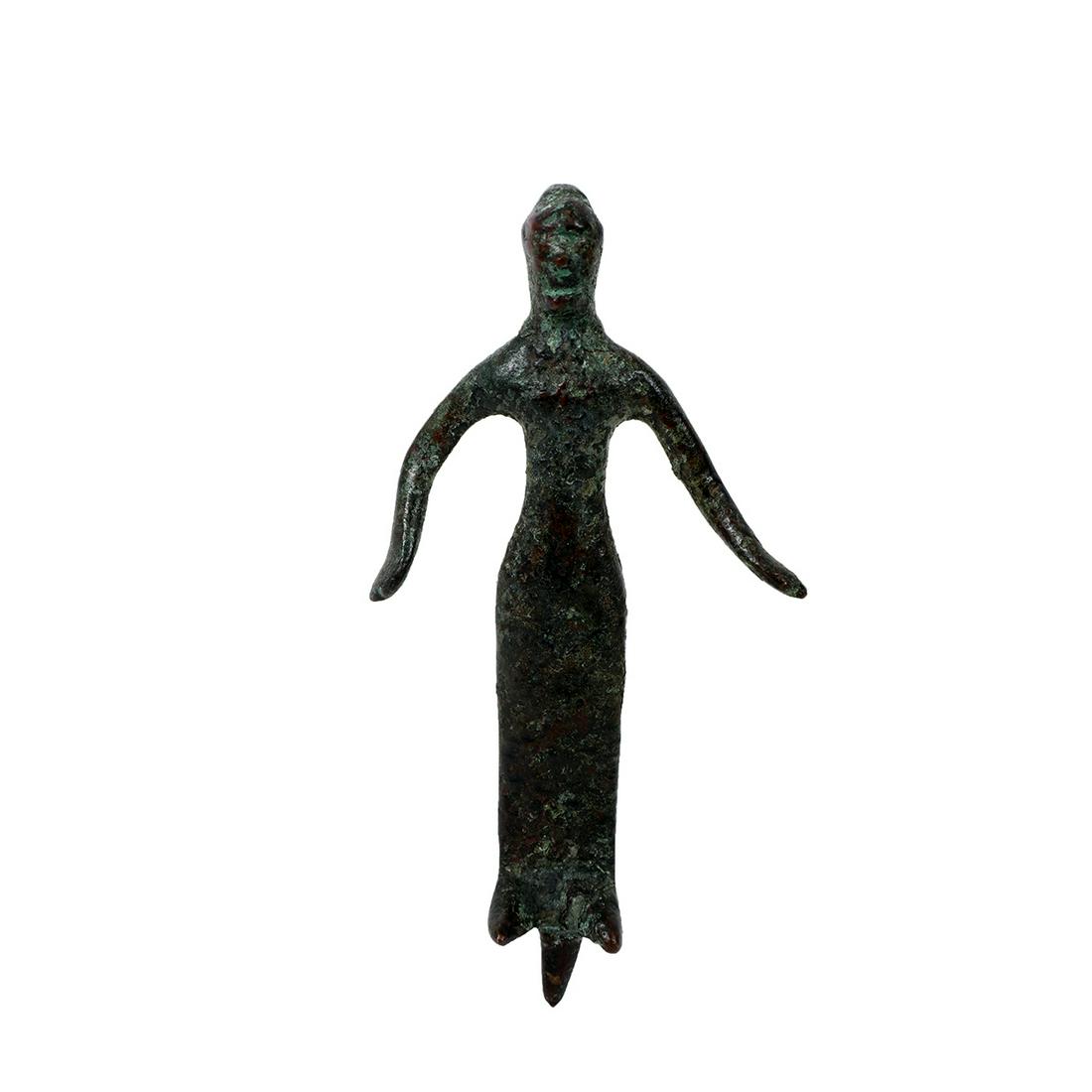 Ancient Etruscan Bronze figure Ca 3rd Century BC. (1 of 2)