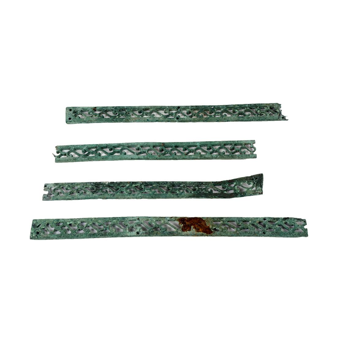 Lot of 4 Ancient Roman Bronze Ornaments c.1st-4th (1 of 2)