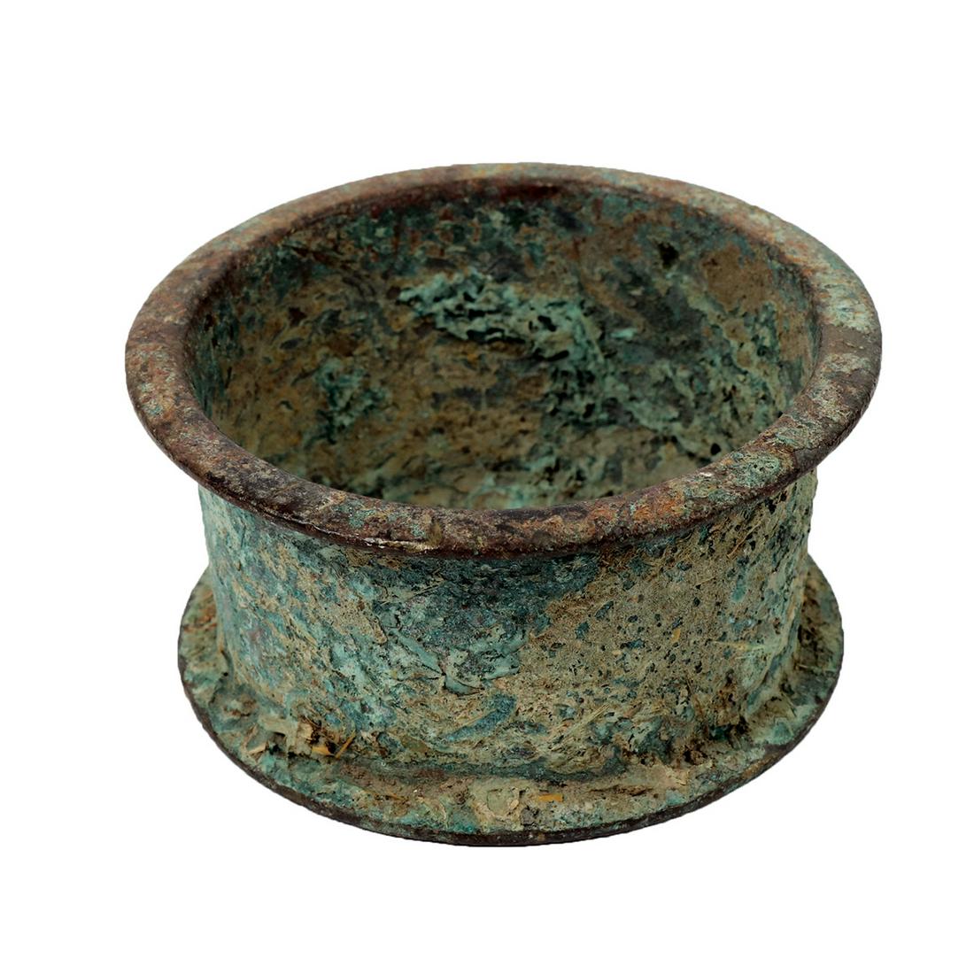 Ancient Near Eastern Luristan Bronze Mortar c.8th (1 of 2)