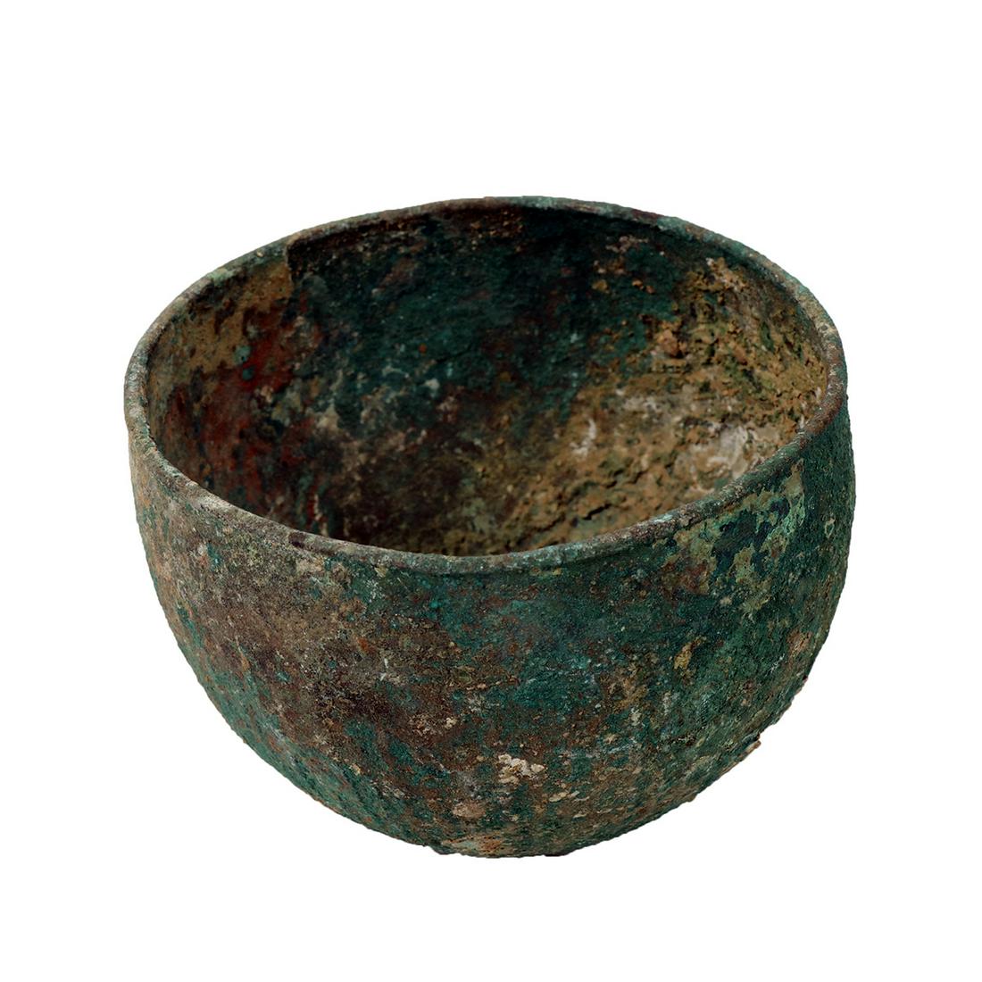 Ancient Near Eastern Luristan Bronze Bowl c.8th century (1 of 5)