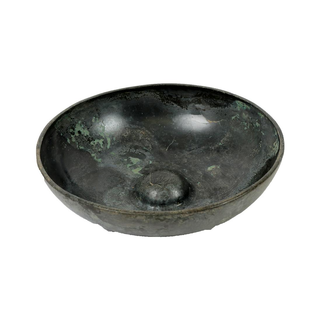 Ancient Near Eastern Luristan Bronze Phiale Bowl c.8th (1 of 4)