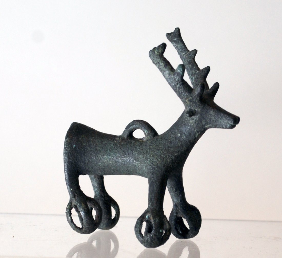 Ancient Luristan Bronze Stag c.1000 BC. (1 of 3)