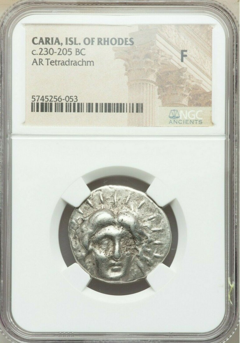 Ancient Greek CARIAN ISLANDS. Rhodes. Ca. 230-205 BC. (1 of 2)