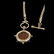Ancient Armenia Bronze Coin Set in Silver necklace with