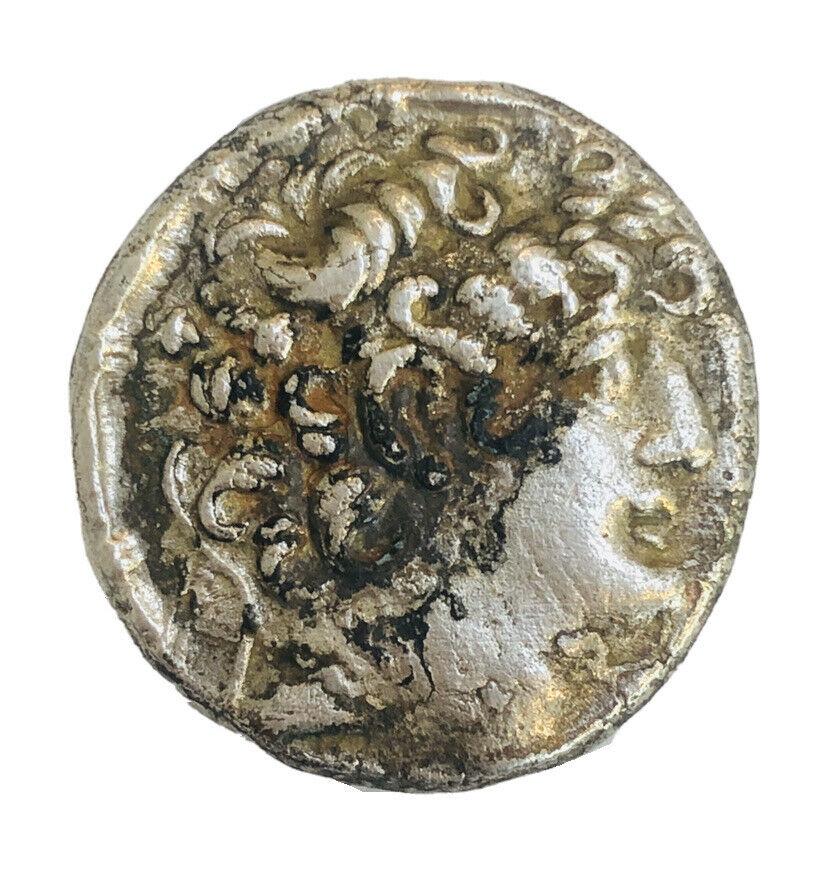 Philip I Philadelphos. 98-83 BC. AR Tetradrachm: SYRIA, Seleukid Kings of. Philip I Philadelphos. 98-83 BC. AR Tetradrachm (25mm, 15.18 gm). Antioch mint. Diademed head right; filleted border / BASILEWS FILIPPOU EPIFANOUS FILADELFOU, Zeus enthroned 