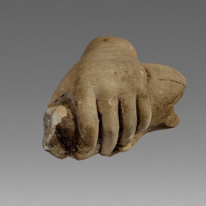 Ancient Roman Marble Hand holding a Bird c.1st-2nd cent (1 of 4)