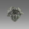 Ancient Roman Bronze Applique with Medusa c.2nd cent
