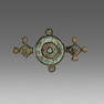 Ancient Roman Enameled Bronze Brooch Fibula c.2nd cent